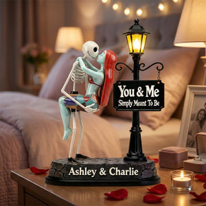 Playful Spooky Couple Acrylic Plaque - Personalized Gift For Couples 01NATN280126