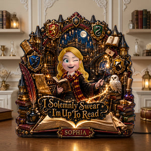 Magical Library Acrylic Light Box - Personalized Gifts For Book Lovers 06halu300626