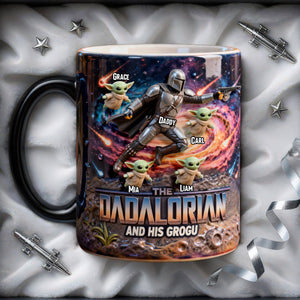 Brave Venture Dad Magic Mug, Personalized Gifts For Dads 04qhdh210526