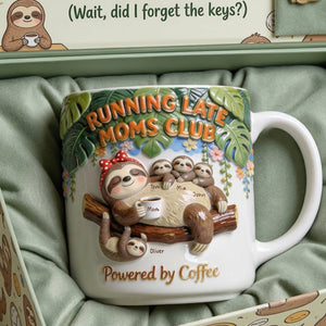 Chill Sloth Mom Coffee Mug - Personalized Gifts For Mom 04pgdt140326