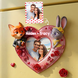 Romantic Love Fridge Magnet - Custom Photo Gifts For Couples 06TOMG271125