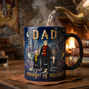 Fantasy School Dad Heat Changing Ceramic Coffee Mug - Personalized Gifts For Father's Day Mug 04NATN260326