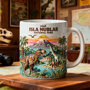 Prehistoric World National Park Coffee Mug - Personalized Gift For Dino Lovers 02NALU090126
