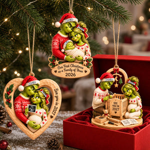 Baby On The Way Christmas Ornament - Personalized Gift For Expecting Parents 01TYTA231026