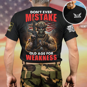 Old Warrior 3D Shirt – Personalized Gifts For Veteran 01huqn210725