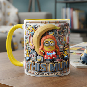 Chaos Mom And Kids Coffee Accent Mug - Personalized Gifts For Mother's Day Coffee Mug 03PATA310326-Homacus