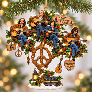 Vintage Music Tree Christmas Ornament - Personalized Gifts For Music Lovers 03QHQN240926
