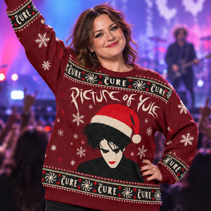 The Cure Picture Of Yule Ugly Sweater - Personalized Christmas Gifts For Music Lovers 04qhqn141026