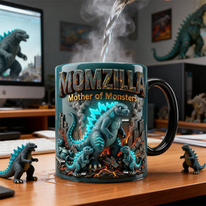 Giant Creature Mom Magic Mug - Personalized Gifts For Mothers 04natn110426
