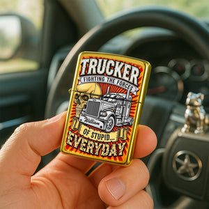 Trucker Lighter - Personalized Gift For Trucker 02TGMG090825