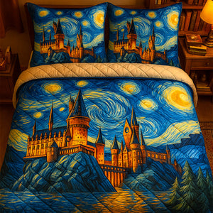 Magic Castle Quilt Bed Set Gifts For Movie Fans 05hutn180725