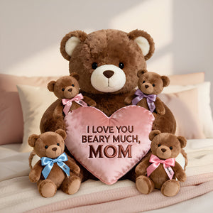 Love You Mom Custom Shaped Pillow - Personalized Gifts For Mom 03padt171225