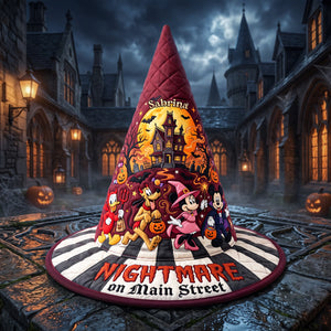 Nightmare Quilted Witch Hat - Personalized Gifts For Witch Lover 02pata130826
