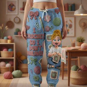 Crochet Girl Pajama Pants - Personalized Gifts For Crochet Lovers 06nalu171225
