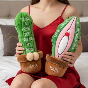 Prick Couple Custom Shape Pillow, Personalized Gifts For Couple 06qhmg151125