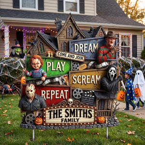 Come And Join! Horror Night Yard Sign - Personalized Halloween Gift For Horror Lovers 03patn030826