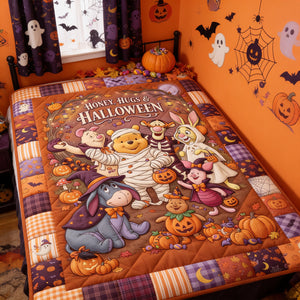 Honey, Hug & Halloween Blanket - Personalized Gifts For Halloween 04tytn100826