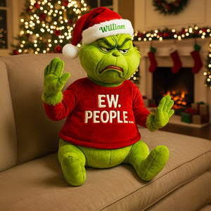 EW People Grumpy Pillow - Personalized Christmas Gifts 02tgdt071125