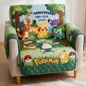 30-Year Celebration - Quilted Sofa Cover Anniversary Gifts 02QHDT100226