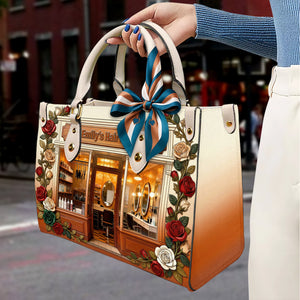 Hair Salon Leather Bag - Personalized Gifts For Hairdresser 02naqn060226