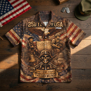 Freedom Spirit Hawaiian Shirt Personalized Patriotic Gifts 02TYDH140426