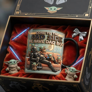 Resting Cosmic Hero Dad Magic Mug, Personalized Gifts For Dad 01qhdh180426