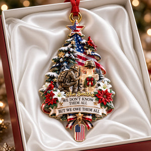 A Pray For Fallen Veterans Acrylic Ornament - Personalized Memorial Christmas Gifts 07padh220926