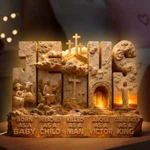 Praise The Lord Jesus Christ Light Box - Easter Gifts For Christians 07qhqn290126