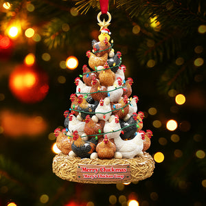 Personalized Gifts For Chicken Lovers Christmas Ornament 02hyta240925 - Ornament - GoDuckee