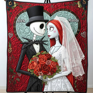 Couple Wedding Blanket - Personalized Gifts For Couple 07namg281125