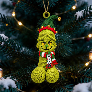 Cheeky Christmas Couple Ornament - Personalized Gifts For Him Christmas Ornament 03TYDT101026