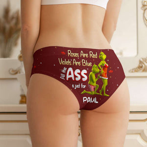 Funny Couple Women's Briefs Personalized Gifts For Women 01NADT141025