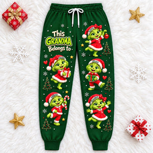 Cozy Christmas Sweatpants - Personalized Gifts For Grandma 06tyqn011026