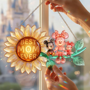 Best Mom Ever Acrylic Suncatcher Ornament - Personalized Gifts For Mom 03nalu230426