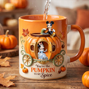 Sweet Pumpkin Spice Couple Accent Mug, Personalized Gifts For Couple 04qhdh170826