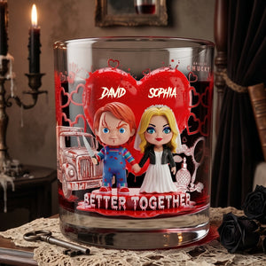 Better Together Whiskey Glass - Personalized Gifts For Couple 04OHLU060626