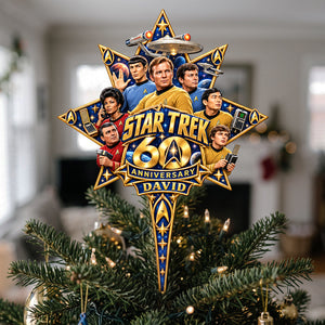 Starship 60th Anniversary Personalized Christmas Tree Topper 02ohta121026