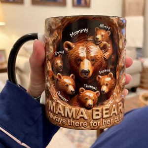 Mama Bear Cozy Nest Coffee Mug, Personalized Gifts For Mom 02qhqn280126