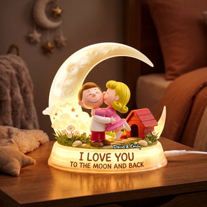 Sweet Kissing Couple Light Box - Personalized Gift For Couples 02TODH270726