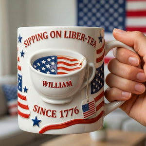 Proud Liber-tea Mug, Personalized Gifts For Tea Lovers 03QHQN280226