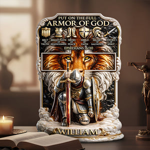 Armor of God – Acrylic Plaque Personalized Gifts For Christian 02HUDT120126