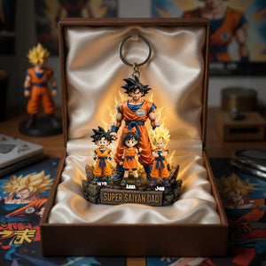 Power Dad Acrylic Keychain - Personalized Father's Day Gifts 01tolu120526