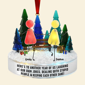 Sea Glass Friendship Ornament – Personalized Christmas Gifts For Besties 05naqn281025