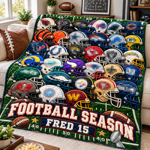Team Helmet Blanket For The Season Personalized Gifts 03hulu051026