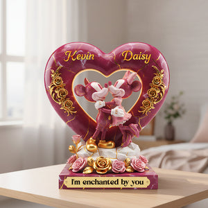 I'm Enchanted By You Acrylic Plaque - Personalized Gifts For Couples 02OHTA081225
