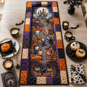 Creepy Halloween Quilted Table Runner - Personalized Gifts For Halloween 03palu130826