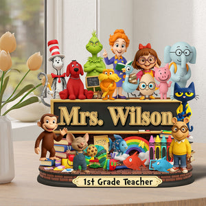 Children's Book Acrylic Plaque - Personalized Gifts For Teacher 04naqn200625