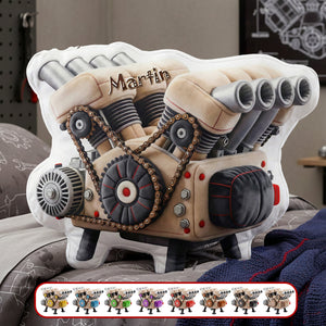 V8 Engine Model Custom Shape Pillow - Personalized Gifts 02ohmg171225