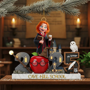 Teacher Acrylic Christmas Ornament - Personalized Gifts For Teacher 02nata121125