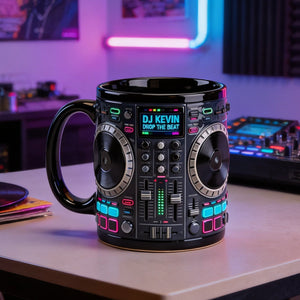 DJ Tables Coffee Mug Personalized Gifts For Disc Jockey 03natn070226 Music Lovers